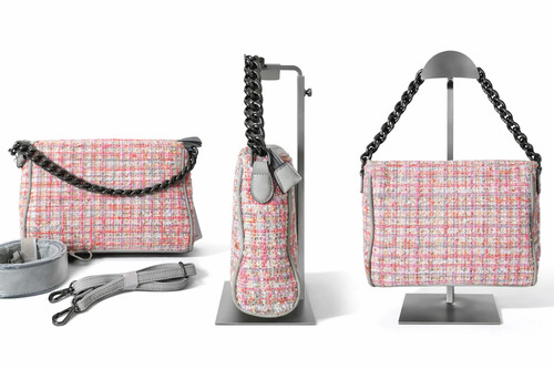 Handtasche ines delaure tweed - handtasche,