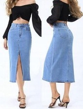 Langer Rock für Damen. Jeans