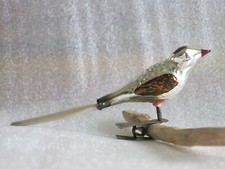 Antik Glas Vogel 12cm um