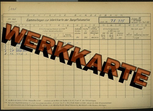 315 original sammelbogen - 315,