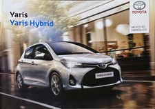 Toyota Yaris und Yaris HYBRID Prospekt Brochure Depliant 08/2014