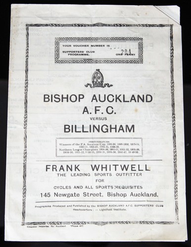 Bishop auckland afc - auckland, gegen