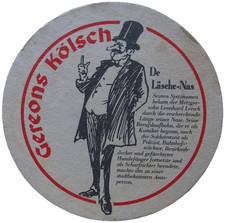 ALTER BIERDECKEL Gereons