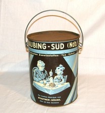 Schön erhaltene alte  gr. BLECH-KAFFEE-DOSE  **Franz STAUTNER SÖHNE-STRAUBING*