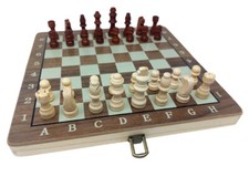 Schach Magnetisches Schachspiel Schachbrett 29 x 29 cm Reiseschach Holz