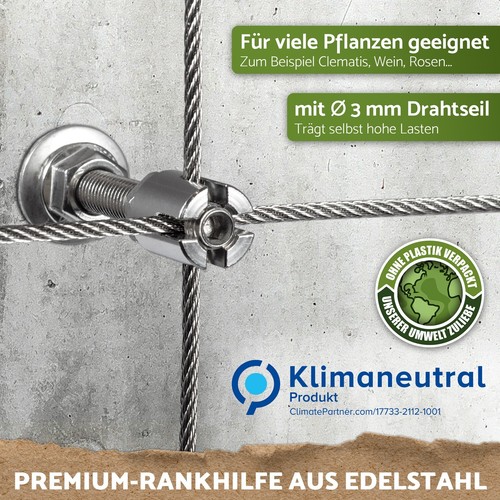 Rankseilsystem set rankhilfe - rankseilsystem,