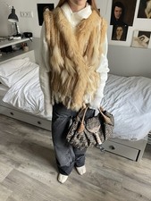fur vest echtpelz weste winter
