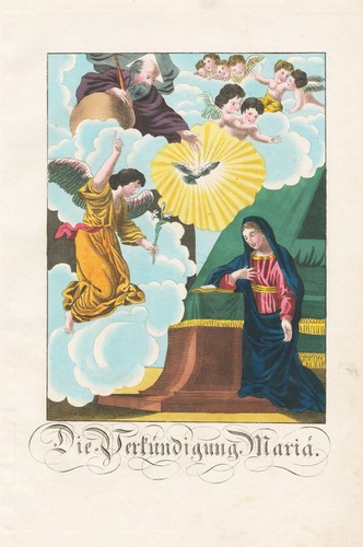 Verkündigung maria - verkündigung, /