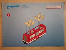 Playmobil Bauanleitung 4124 Panorama Train Express A5 ,4 Seiten