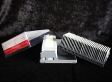 60 REVUE DIARAHMEN 5 x 5 cm klappbar mit Glas + LEITZ BOX