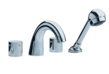 Hansgrohe AXOR Starck  Wannen-Armatur in Chrom , 4-Loch , Wannenrand 10454, 90er