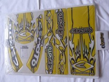 Dekorsatz universal Aufkleber Sticker Verkleidung graphic kit gelb