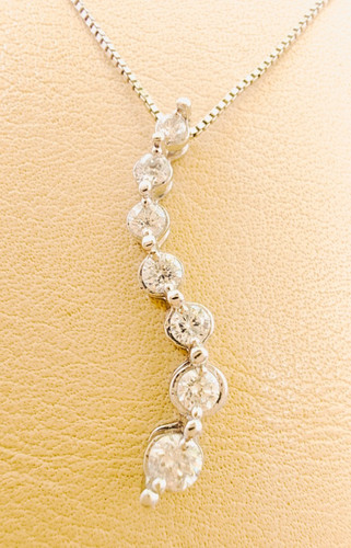 14k weißgold kt diamant - 14k,