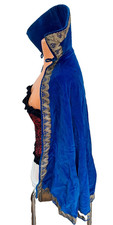 Samt Umhang Prinzenmantel blau