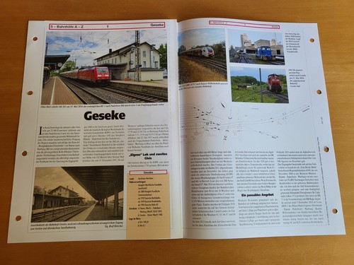 Archiv der bahnhöfe - der, dt.