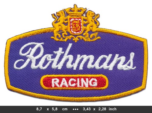 Rothmans aufnäher patches - patches, f1