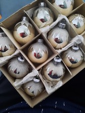 Christbaumschmuck - 12 Alte Silberne Kugeln