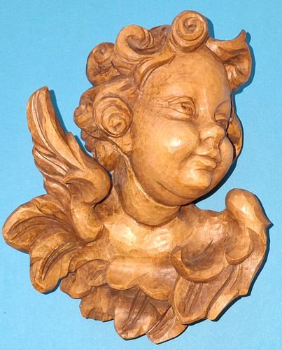 Putte engel holzfigur - putte,, engel,