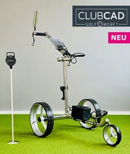 ClubCad Edelstahl Elektro Golf Trolley Slim , 24V Lithium Akku