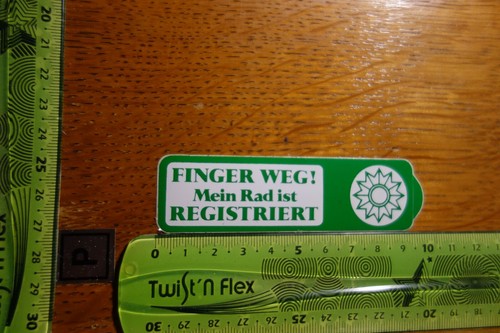 Alter aufkleber fahrrad - alter,