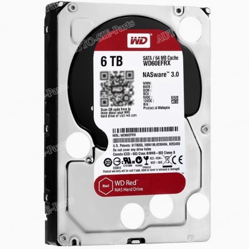 Western digital red wd60efrx - red,