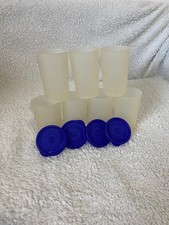 Tupperware 7 Joghurt-Becher 102-34 Trinkbecher ca. 130ml