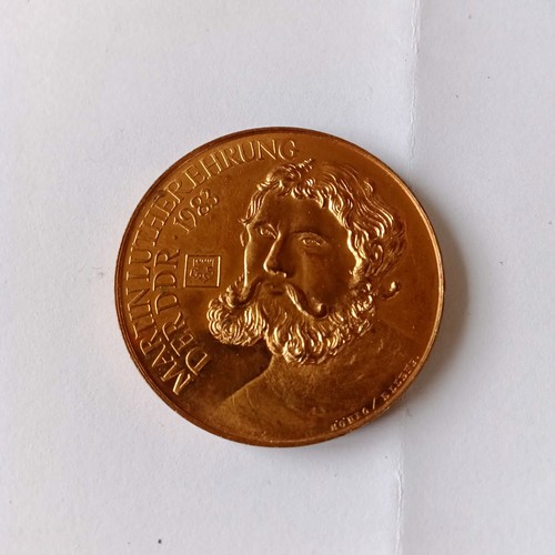Medaille zur ehrung martin - ehrung,