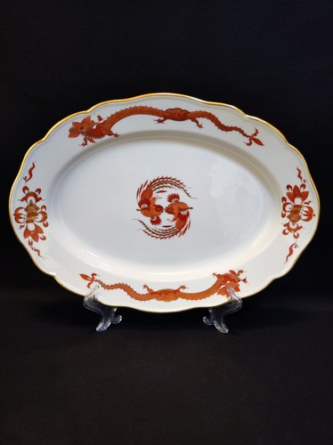 Meissen servierplatte roter - meissen,