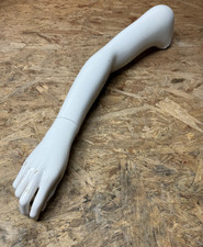 Schaufensterpuppe Arm rechts ca. 70 cm weiß – Deko Arm Mannequin Ersatzteil