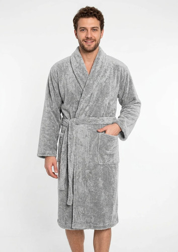 Herren bademantel fleece - herren,