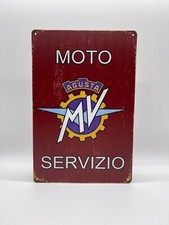 Blechschild agusta 20x30cm - mv,