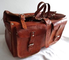 Reisetasche Arzttasche Hebammen Tasche 40 cm Echt Leder