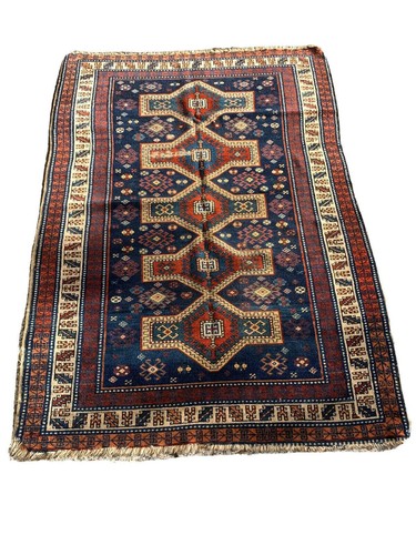 Antique caucasian rug - antique, 140