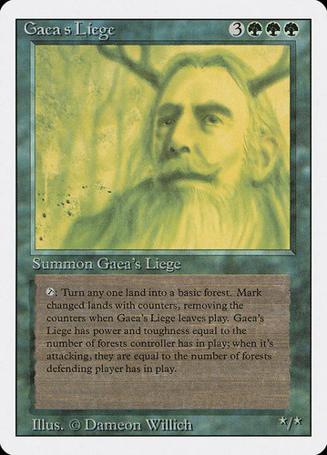 Magic mtg gaea liege - gaea's,