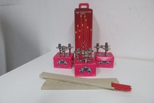 BMF Orion 3 x  9253 Kerzenleuchter Kerzenständer Steckleuchter 9 Kerzen rot NEU