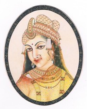 Porträt Malerei Von Indisch