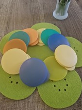 Tupperware  Deckel Ersatz Junge Welle rund  10Stück Mehrfarbig TOP