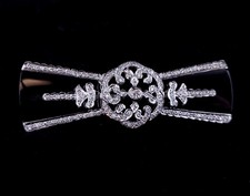 Antik Art Deco 18k Weiss Gold