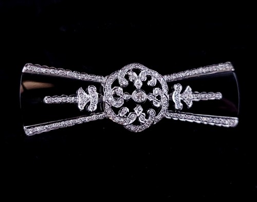 Antik art deco - weiss, gold