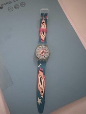 Swatch Gent GULP (GK139) Armbanduhr 90er Armband Defekt Vintage