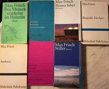 Max Frisch Konvolut 7 Bücher