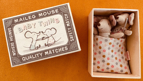 Maileg baby twins mäuse - baby, im