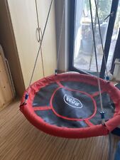 Playtive Nestschaukel Schaukel Garten Rund ROT / Schwarz Ø 113 cm