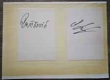 4 Autogramme Unbekannt Sport