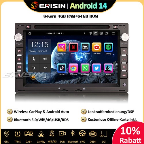 64gb android autoradio gps - 64gb, 14