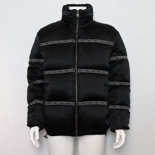 Versace black logo stripe line - versace,