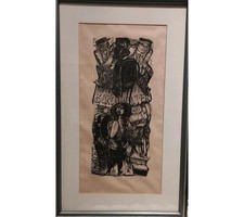 3 Groschen Oper - Karl-Georg Hirsch - Holzschnitt - sign. u.m.