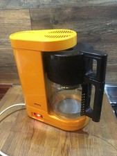70er Jahre Vintage Filter Kaffeemaschine KRUPS Typ 261 gelb/orange