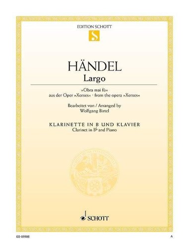 Largo clarinet and piano - bb,