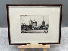 Original Radierung der Dom zu